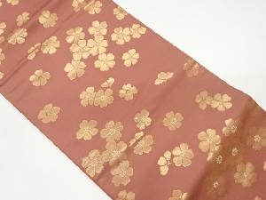 桜模様織出し名古屋帯